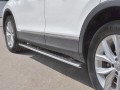 Подножки труба (овал) с проступью Volkswagen Tiguan с 2017