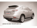 Защита заднего бампера Lexus RX с 2012 (уголки)