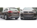 Накладки на передний и задний бампер Volkswagen Touareg с 2010 (Вариант 1)