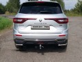 Защита заднего бампера  RENAULT KOLEOS 2017-  60,3 мм