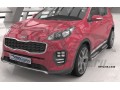 Пороги алюминиевые Zirkon Kia Sportage с 2016