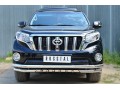 Защита переднего бампера Toyota Land Cruiser Prado 150 с 2013 (Уголки и зубы)