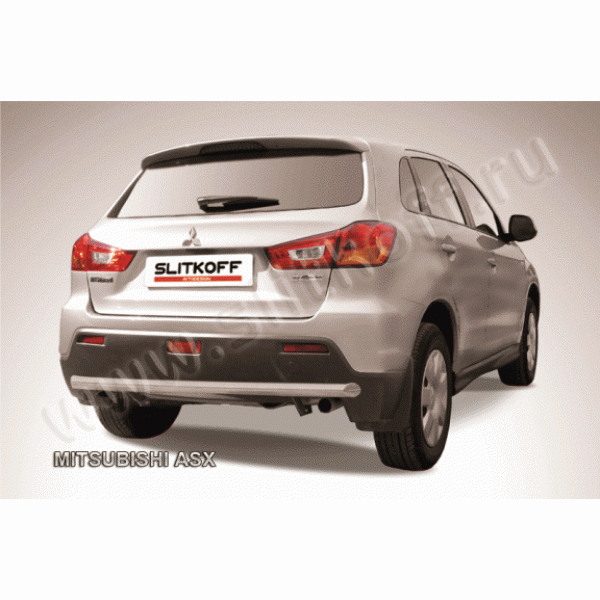 Защита заднего бампера Mitsubishi ASX 2010-2012