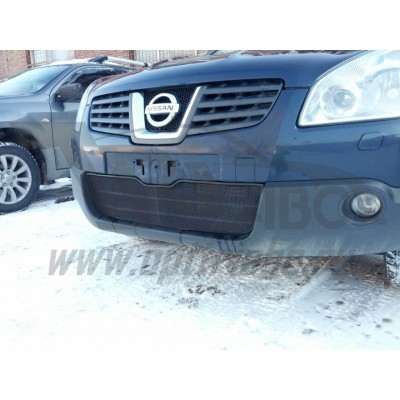 Защита радиатора Nissan Qashqai 2006-2010 (Black)