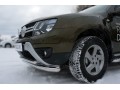 Защита переднего бампера Renault Duster с 2015 (Двойная, вариант 2)