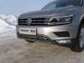 Решетка радиатора верхняя 16 мм (Пакет Offroad) Volkswagen Tiguan с 2017
