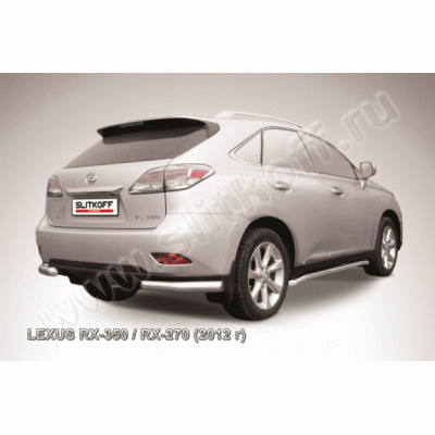 Защита заднего бампера Lexus RX с 2012 (уголки)