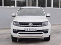 Защита переднего бампера VOLKSWAGEN AMAROK 2016-  D63 секция-75х42 дуга