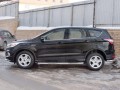 Защита порогов FORD KUGA 2016-  труба D76 с накладкой