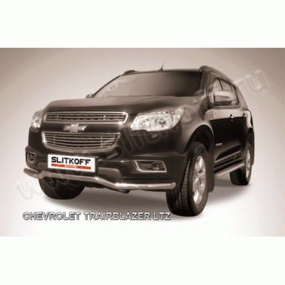 Защита переднего бампера Chevrolet Trailblazer с 2012 (Волна)