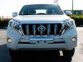 Накладка на передний бампер Toyota Land Cruiser Prado 150 с 2013 белая