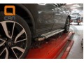 Пороги алюминиевые Brillant Nissan X-Trail с 2014 (серебристые)