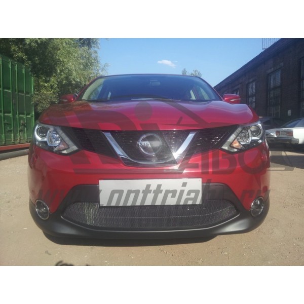 Защита радиатора Nissan Qashqai с 2014 (Black)