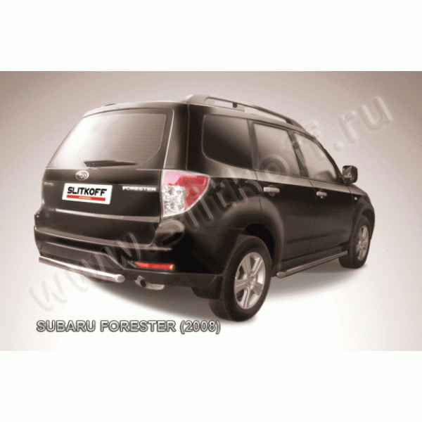 Защита заднего бампера Subaru Forester 2008-2012