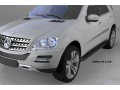 Пороги алюминиевые Mercedes ML W164 2005-2011 (Sapphire Black)