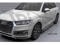 Пороги алюминиевые Audi Q7 с 2015 (Sapphire Silver)
