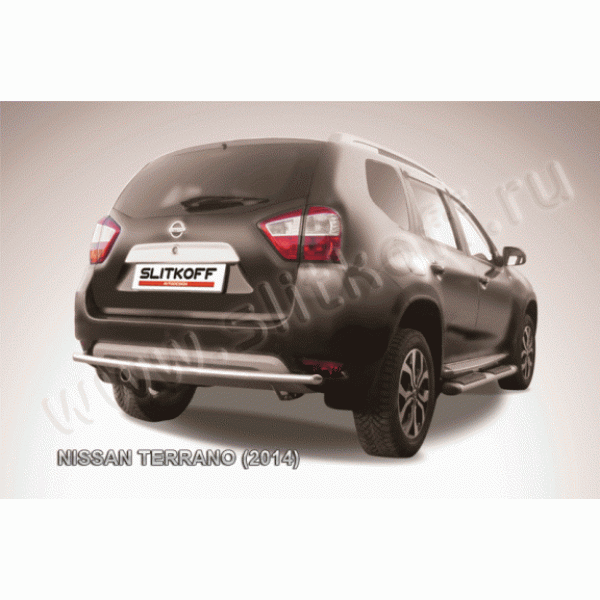 Защита заднего бампера Nissan Terrano с 2014