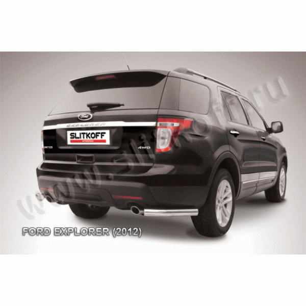 Защита заднего бампера Ford Explorer с 2011 (уголки)