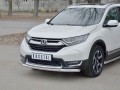 Защита переднего бампера HONDA CR-V 2017-  (двойная) D63 секции-D42 дуга