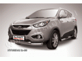 Защита переднего бампера Hyundai ix35 с 2010 (Двойная)