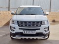 Защита переднего бампера FORD EXPLORER 2016-   D63 дуга-D63 уголки +клыки