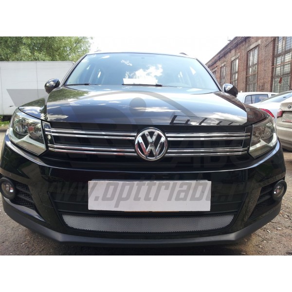 Защита радиатора Volkswagen Tiguan Sport&Style с 2011 (Chrome)