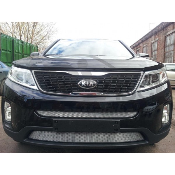 Защита радиатора KIA Sorento с 2012 (Chrome)