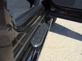 Защита порогов овальные с накладкой 120х60 мм Subaru Forester 2016-