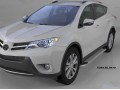 Пороги алюминиевые Opal Toyota RAV4 с 2013