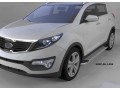 Пороги алюминиевые Opal Kia Sportage 2010-2015