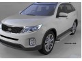 Пороги алюминиевые Opal Kia Sorento 2012-2015