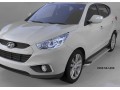 Пороги алюминиевые Opal Hyundai ix35 2010-2015