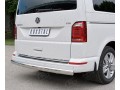 Защита заднего бампера D75x42 Volkswagen T6 (овальная)