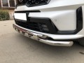 Защита переднего бампера Kia Sorento c 2020 двойная с перемычками