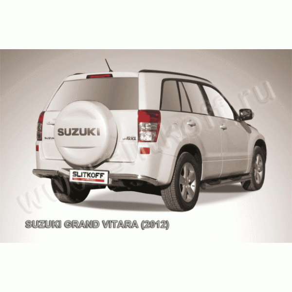 Защита заднего бампера Suzuki Grand Vitara с 2012 (Уголки)