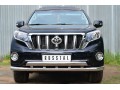 Защита переднего бампера Toyota Land Cruiser Prado 150 с 2013 (Двойная 3)