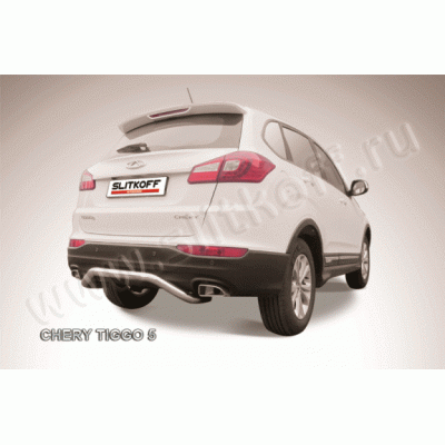 Защита заднего бампера Chery Tiggo 5 (Скоба)