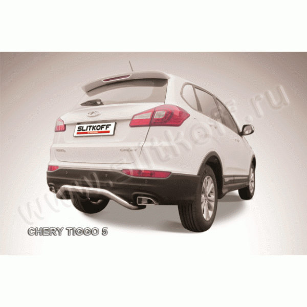 Защита заднего бампера Chery Tiggo 5 (Скоба)