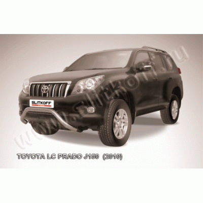 Защита переднего бампера Toyota Land Cruiser Prado 150 2009-2013 (Низкая "мини")
