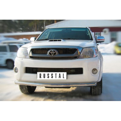 Защита переднего бампера Toyota Hilux 2012-2015 (Одинарная)