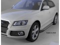 Пороги алюминиевые Audi Q5 с 2008 (Sapphire Silver)