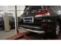 АКЦИЯ!!! Защита переднего бампера и заднего бампера Lexus LX 570 2008-2015 (одиночная)