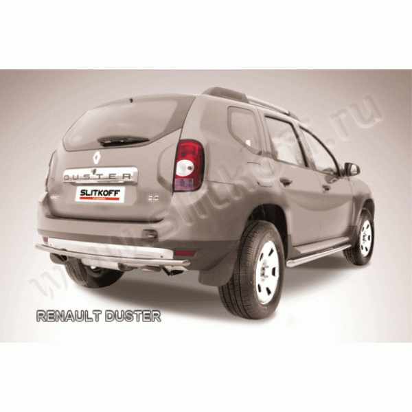 Защита заднего бампера Renault Duster 2010-2015