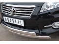 Защита переднего бампера Toyota RAV4 2010-2012 (Двойная 4)