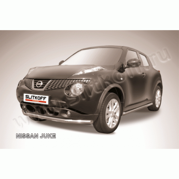 Защита переднего бампера Nissan Juke с 2010 (Одинарная 1)