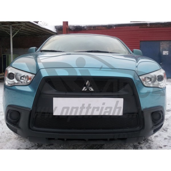 Защита радиатора Mitsubishi ASX 2010-2012 (Black)