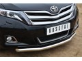 Защита переднего бампера Toyota Venza с 2013 (Одинарная 2)