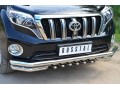 Защита переднего бампера Toyota Land Cruiser Prado 150 с 2013 (Уголки и зубы)