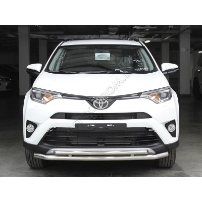 Дуга передняя d-53+43 с загибами Toyota Rav-4 2015-2018