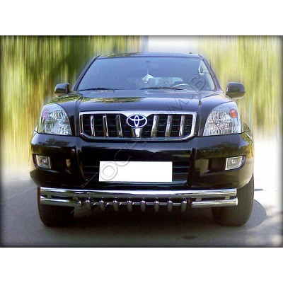 Дуга передняя d-60+60 с защитой картера Toyota Land Cruiser Prado 120 2003-2009